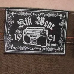 Bewild Kikwear Jeans - Kikwear New Skool 26" Bottom Pants (Brown) 15 Bewild Kikwear Jeans - Kikwear New Skool 26