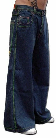 Bewild Kikwear Jeans - Kikwear Old Skool 32 Inch Bottom WideLeg Pants