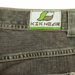 Bewild Kikwear Jeans - Kikwear Old Skool WideLeg Denim Jeans (Black)