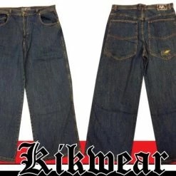 Bewild Kikwear Jeans - Kikwear Unisex 28'' Bottom Pants (Denim) 24 Bewild Kikwear Jeans - Kikwear Unisex 28'' Bottom Pants (Denim)