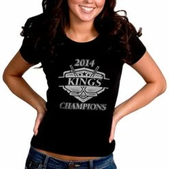 Bewild Kings Hockey 2014 Champions Champions Girl's T-Shirt Sport Inspiration