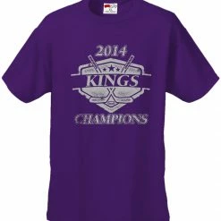 Bewild Sport Inspiration Kings Hockey 2014 Champions Champions Men's T-Shirt 10 Bewild Sport Inspiration Kings Hockey 2014 Champions Champions Men's T-Shirt