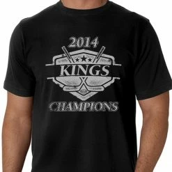 Bewild Sport Inspiration Kings Hockey 2014 Champions Champions Men's T-Shirt 8 Bewild Sport Inspiration Kings Hockey 2014 Champions Champions Men's T-Shirt