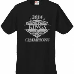 Bewild Sport Inspiration Kings Hockey 2014 Champions Champions Men's T-Shirt 9 Bewild Sport Inspiration Kings Hockey 2014 Champions Champions Men's T-Shirt