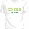 Bewild St.Patricks Day Kiss Me I'm Irish Girls T-Shirt