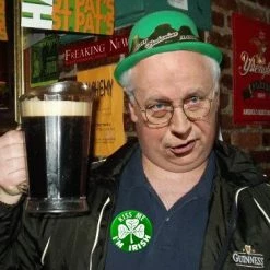 Bewild Accessories Kiss Me I'm Irish Jumbo 3" Button Pin