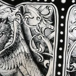 Bewild Konflic Mens Giant Cross Muscle T-Shirt (Black)