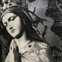 Bewild Konflic The Virgin Mary Men's T-Shirt (Black)