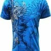 Bewild Konflic Winged Sword T-shirt (Blue) 1 Bewild Konflic Winged Sword T-shirt (Blue)