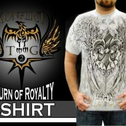 Bewild Konflic Clothing "Return Of Royalty" T-Shirt (White) 21 Bewild Konflic Clothing