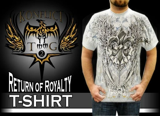 Bewild Konflic Clothing "Return Of Royalty" T-Shirt (White) 12 Bewild Konflic Clothing "Return Of Royalty" T-Shirt (White)