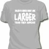 Bewild Cool Funny & Offensive Larger Than They Appear Girls T-Shirt 2 Bewild Cool Funny & Offensive Larger Than They Appear Girls T-Shirt
