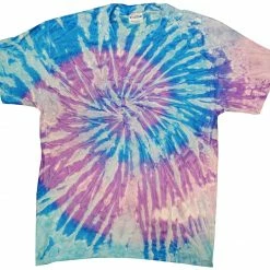 Bewild Tie Dye Tops Lavender Blue Tie Dye T-Shirt