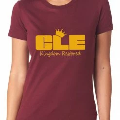 Bewild Sport Inspiration Lebron Kingdom Restored CLEveland Girl's T-shirt