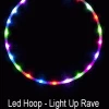Bewild Neon & Black Light Accessories Led Hula Hoop - Light Up Rave And Dance Hula Hoop With 36 Led Lights