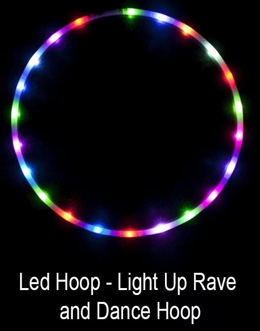 Bewild Neon & Black Light Accessories Led Hula Hoop - Light Up Rave And Dance Hula Hoop With 36 Led Lights 3 Bewild Neon & Black Light Accessories Led Hula Hoop - Light Up Rave And Dance Hula Hoop With 36 Led Lights