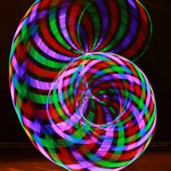 Bewild Neon & Black Light Accessories Led Hula Hoop - Light Up Rave And Dance Hula Hoop With 36 Led Lights