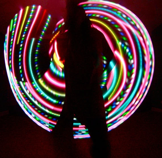 Bewild Neon & Black Light Accessories Led Hula Hoop - Light Up Rave And Dance Hula Hoop With 36 Led Lights 8 Bewild Neon & Black Light Accessories Led Hula Hoop - Light Up Rave And Dance Hula Hoop With 36 Led Lights