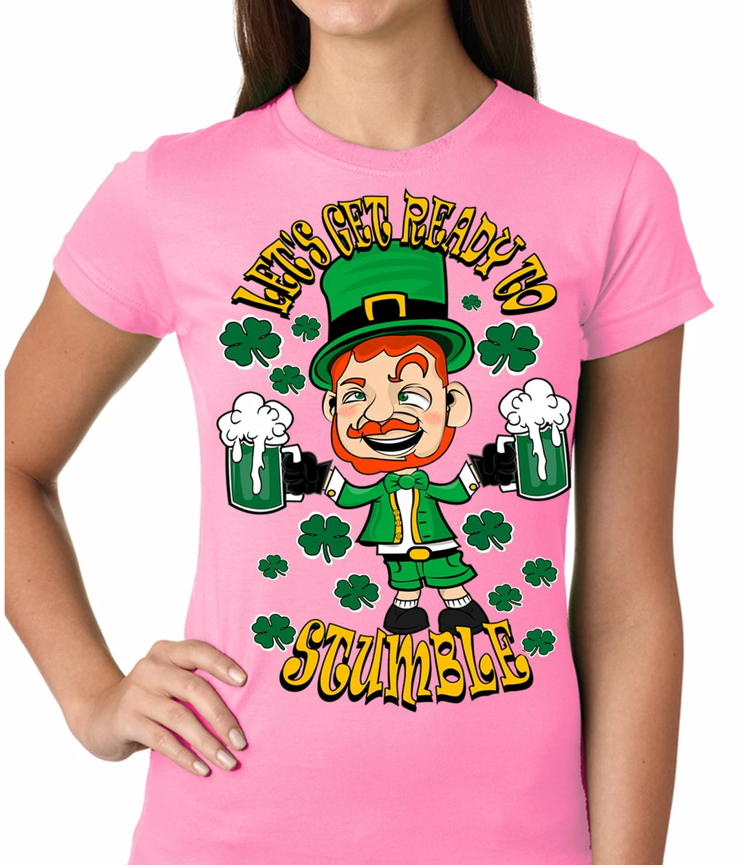 Bewild Leprechaun Let's Get Ready To Stumble Girls T-shirt 6 Bewild Leprechaun Let's Get Ready To Stumble Girls T-shirt