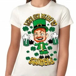 Bewild Leprechaun Let's Get Ready To Stumble Girls T-shirt 15 Bewild Leprechaun Let's Get Ready To Stumble Girls T-shirt