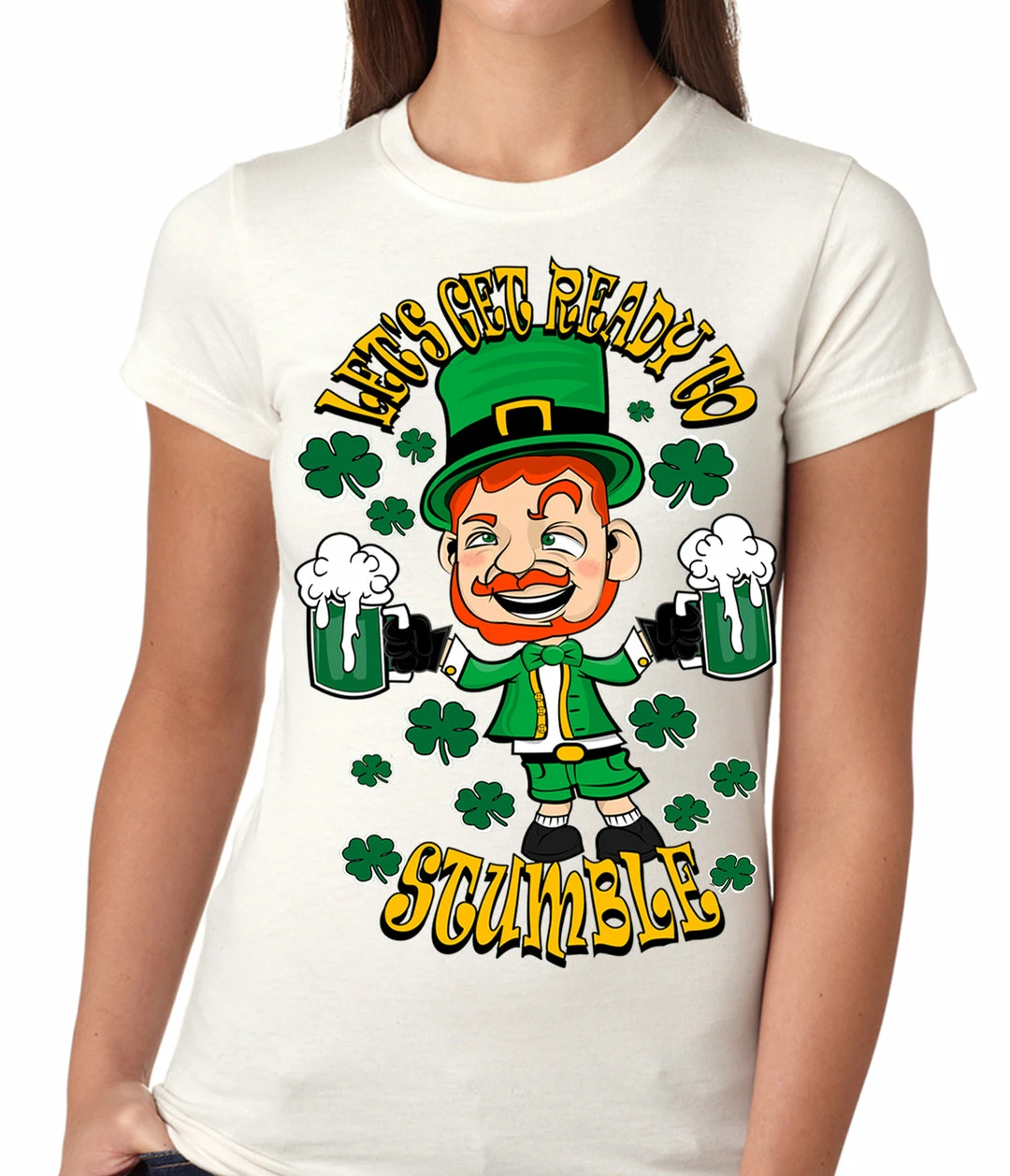 Bewild Leprechaun Let's Get Ready To Stumble Girls T-shirt 9 Bewild Leprechaun Let's Get Ready To Stumble Girls T-shirt