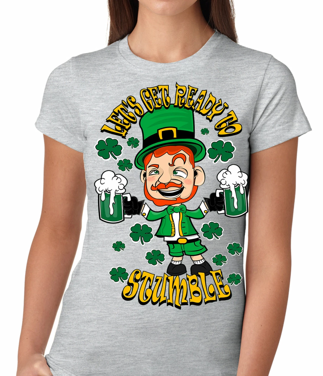 Bewild Leprechaun Let's Get Ready To Stumble Girls T-shirt 7 Bewild Leprechaun Let's Get Ready To Stumble Girls T-shirt