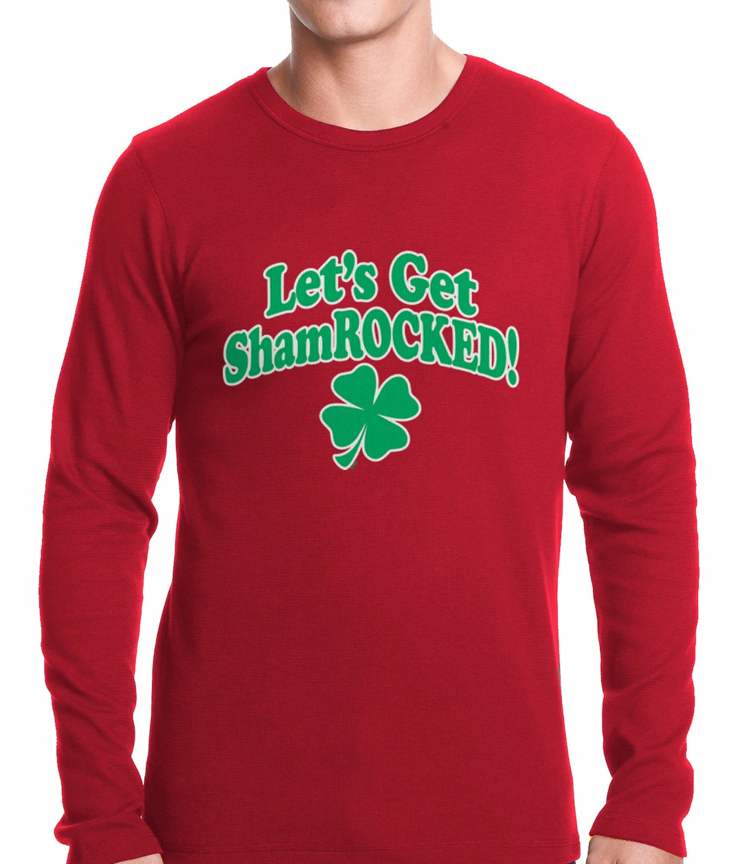 Bewild Let's Get ShamROCKED Funny Irish Thermal Shirt St.Patricks Day 5 Bewild Let's Get ShamROCKED Funny Irish Thermal Shirt St.Patricks Day