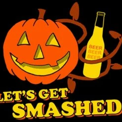 Bewild Halloween Prints Let's Get Smashed This Halloween! T-Shirt