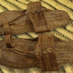 Bewild Light Tan Unisex Water Buffalo Hippie Jesus Sandals