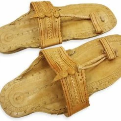 Bewild Light Tan Unisex Water Buffalo Hippie Jesus Sandals