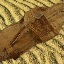 Bewild Light Tan Unisex Water Buffalo Hippie Jesus Sandals