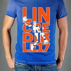 Bewild Sport Inspiration LINcredible Mens T-shirt, Lin-Credible, Jeremy Lin Sayings Basketball Player Men's Tee Shirt
