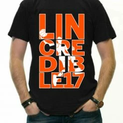 Bewild Sport Inspiration LINcredible Mens T-shirt, Lin-Credible, Jeremy Lin Sayings Basketball Player Men's Tee Shirt