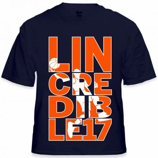 Bewild Sport Inspiration LINcredible Mens T-shirt, Lin-Credible, Jeremy Lin Sayings Basketball Player Men's Tee Shirt