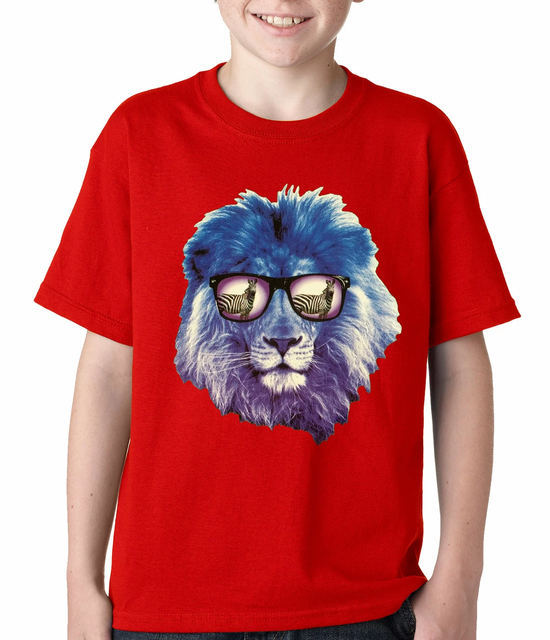 Bewild Cool Funny & Offensive Lion Wearing Sunglasses Looking At A Zebra Kids T-shirt 9 Bewild Cool Funny & Offensive Lion Wearing Sunglasses Looking At A Zebra Kids T-shirt