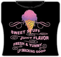 Bewild Cool Funny & Offensive Lip Smackin Good Girls T-Shirt (Black)