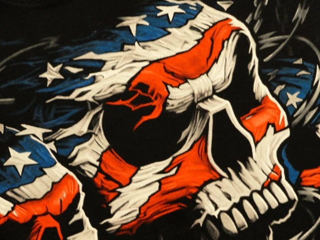 Bewild Liquid Blue "Patriot Skull" T-Shirt 9 Bewild Liquid Blue "Patriot Skull" T-Shirt