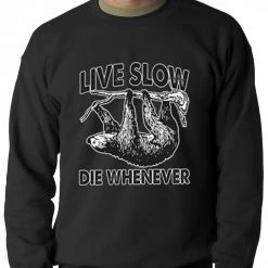 Bewild Live Slow, Die Whenever Crewneck