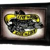 Bewild Wallets & Chains Live To Ride Ride To Live Genuine Leather Chain Wallet