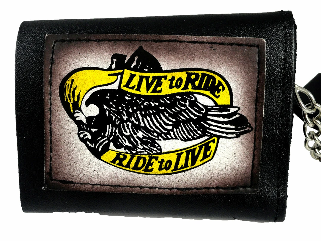 Bewild Wallets & Chains Live To Ride Ride To Live Genuine Leather Chain Wallet 4 Bewild Wallets & Chains Live To Ride Ride To Live Genuine Leather Chain Wallet