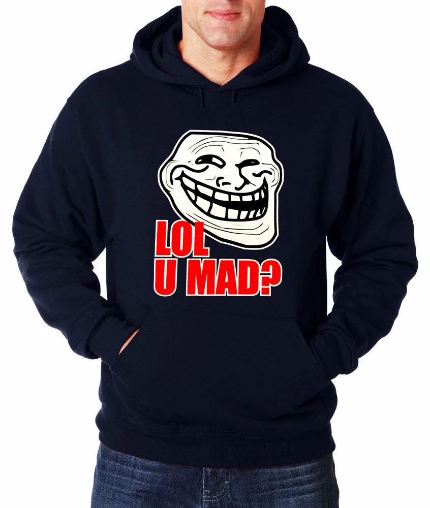 Bewild LOL U MAD? Adult Hoodie Cool Funny & Offensive 6 Bewild LOL U MAD? Adult Hoodie Cool Funny & Offensive
