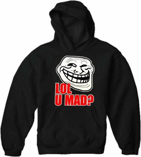 Bewild LOL U MAD? Adult Hoodie Cool Funny & Offensive 4 Bewild LOL U MAD? Adult Hoodie Cool Funny & Offensive