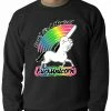 Bewild Look It's A Magical F*ckunicorn Funny Adult Crewneck