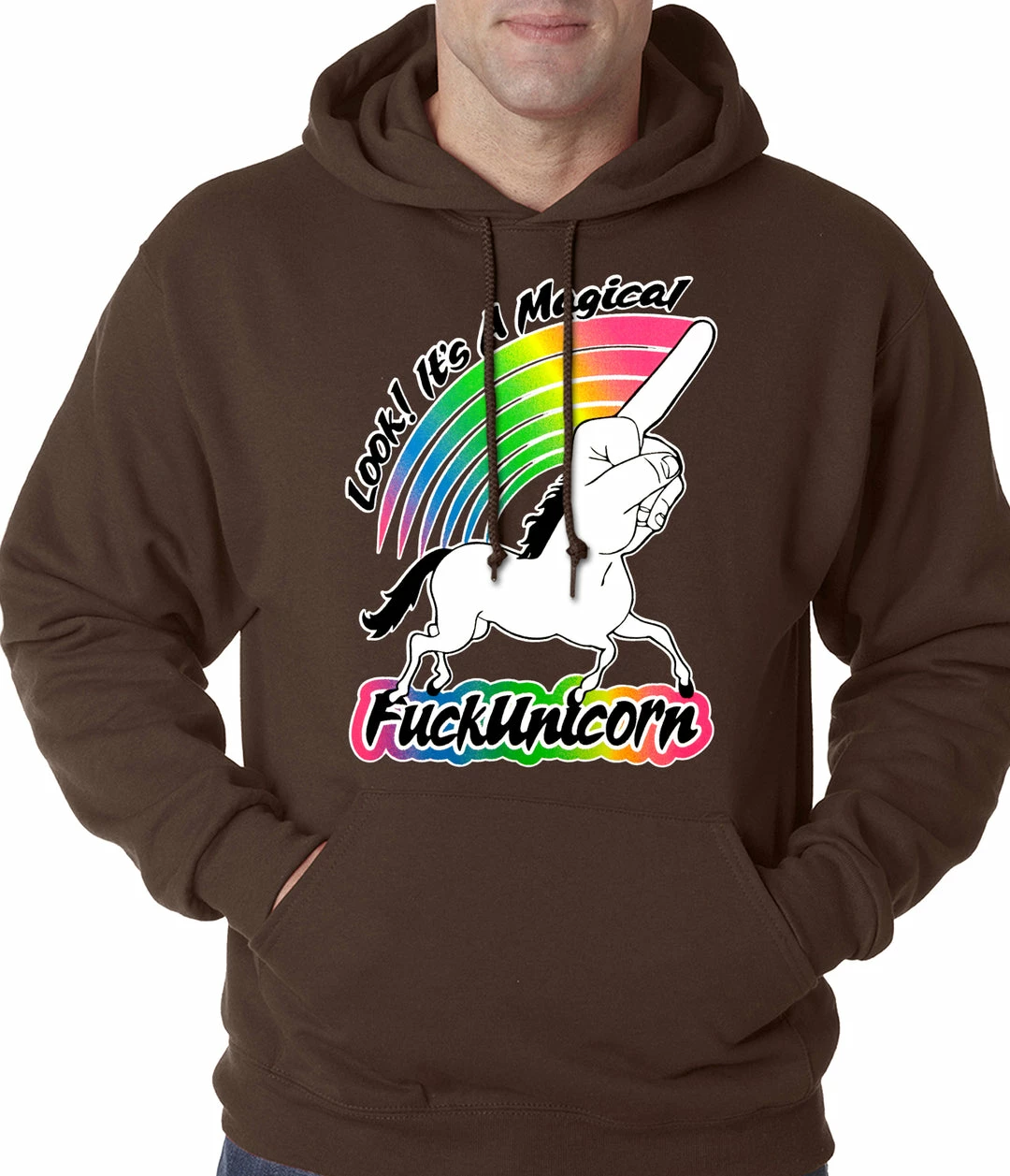 Bewild Look It's A Magical F*ckunicorn Funny Adult Hoodie Cool Funny & Offensive 4 Bewild Look It's A Magical F*ckunicorn Funny Adult Hoodie Cool Funny & Offensive