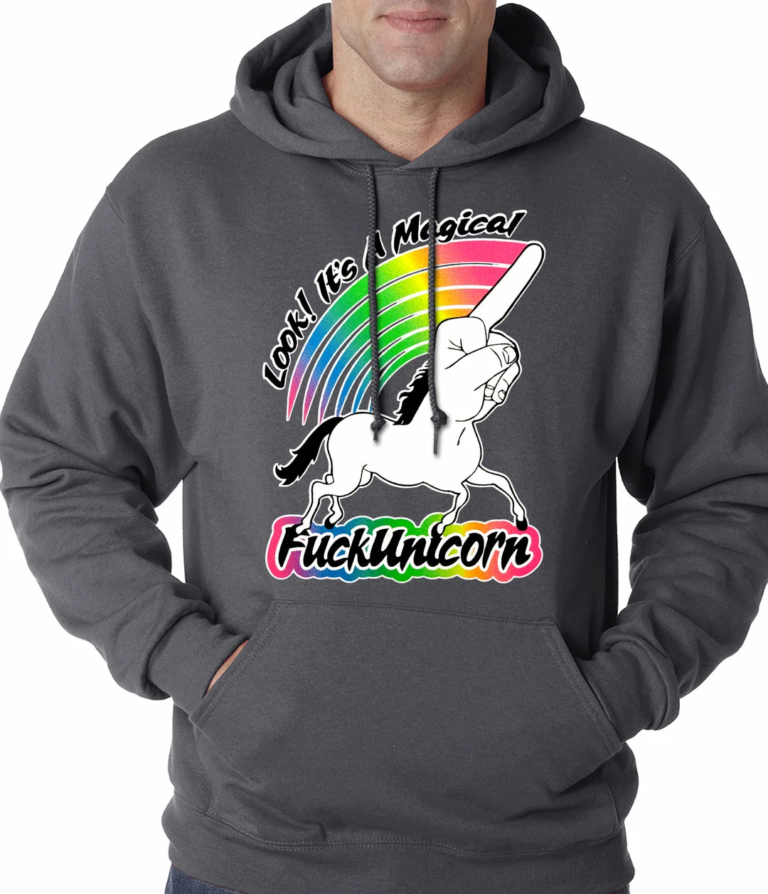 Bewild Look It's A Magical F*ckunicorn Funny Adult Hoodie Cool Funny & Offensive 5 Bewild Look It's A Magical F*ckunicorn Funny Adult Hoodie Cool Funny & Offensive