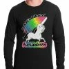 Bewild Look It's A Magical F*ckunicorn Funny Thermal Shirt Famous Quotes And Sayings