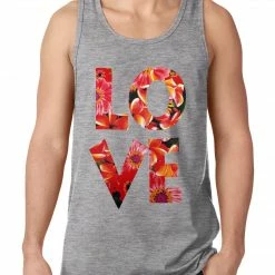Bewild Cool Funny & Offensive Love Floral Pattern Tank Top 9 Bewild Cool Funny & Offensive Love Floral Pattern Tank Top