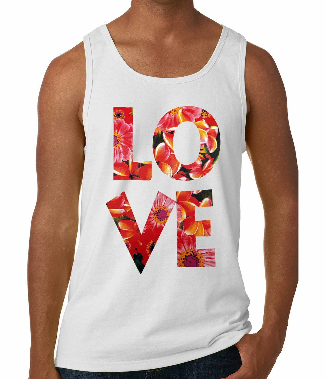 Bewild Cool Funny & Offensive Love Floral Pattern Tank Top 7 Bewild Cool Funny & Offensive Love Floral Pattern Tank Top