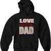 Bewild Love Is A Three Letter Word "Dad" Adult Hoodie Positive Reinforcement 2 Bewild Love Is A Three Letter Word "Dad" Adult Hoodie Positive Reinforcement