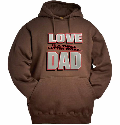 Bewild Love Is A Three Letter Word "Dad" Adult Hoodie Positive Reinforcement 5 Bewild Love Is A Three Letter Word "Dad" Adult Hoodie Positive Reinforcement